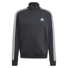 Adidas M 3s tréningruha blúz Fl 1/4 Z HZ6235 Férfi Fekete L férfi pulóver, kardigán
