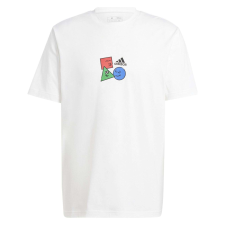 Adidas M Positive T póló IW2646 Férfi Fehér XL férfi póló