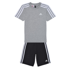 Adidas Melegítő együttesek Essentials 3-Stripes Tee and Shorts Set Szürke 5 / 6 éves