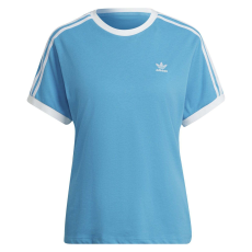 Adidas Poló Adidas 3 csíkos póló HC1963 női Bleu 36