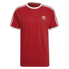 Adidas Poló Adidas 3 csíkos Tee HE9547 Férfi Piros XL
