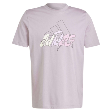 Adidas Poló Adidas M Illust Bos IN6244 Férfi lila XL férfi póló