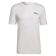 Adidas Poló Adidas Stokd Tee Flowe HC7143 Férfi Fehér L férfi póló