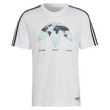 Adidas Poló Adidas United Tee HF4907 Férfi Fehér S férfi póló