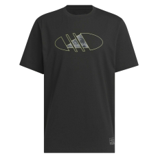 Adidas Póló Adidas Y2k Logo Tee IX0097 férfi fekete S