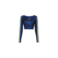 Adidas Pulóverek FARM CROP LS Kék EU S női pulóver, kardigán