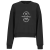Adidas Pulóverek Signature Graphic Print Fleece Loose Sweatshirt Fekete EU L