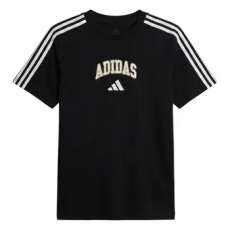 Adidas Rövid ujjú pólók COLLEGIATE GRAPHIC T-SHIRT JUNIOR Fekete 15 / 16 éves