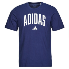 Adidas Rövid ujjú pólók Collegiate Lineage Graphic T-Shirt Kék EU XL