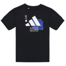 Adidas Rövid ujjú pólók JI9093 Fekete 7 / 8 éves gyerek póló