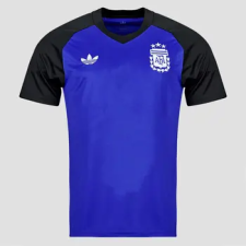 Adidas Rövid ujjú pólók Preshirt Away Argentina Football Jersey Kék EU M férfi póló