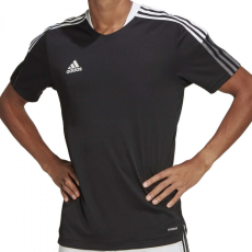 Adidas Tiro 21 edzőpóló férfiaknak, fekete, S