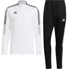 Adidas Tiro 21 Track férfi tréningruha, fehér/fekete, 2XL