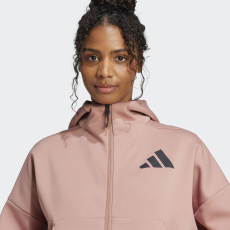 Adidas W Z.n.e. Fz JC5394 női kapucnis pulóver rózsaszín M