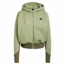 Adidas W Z.n.e. Kapucnis Pulóver Fz IW7752 Női Khaki XS női pulóver, kardigán