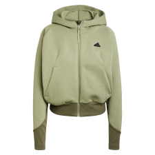 Adidas W Z.n.e. Kapucnis Pulóver Fz IW7752 Női Khaki XXS női pulóver, kardigán