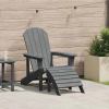 Adirondack szék Világosszürke 82 x 74 x 92 cm HDPE
