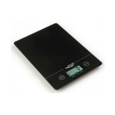 ADLER AD3138B elektronikus konyhai mérleg 5kg os méréshatárral fekete konyhai mérleg