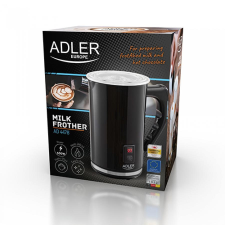 Adler AD4478 Tejhabosító és melegítő, 500W, Fekete tejhabosító
