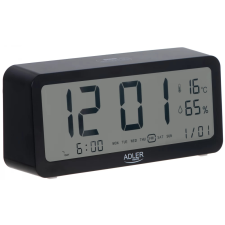 ADLER AD 1195b Battery-operated alarm clock fekete ébresztőóra
