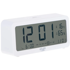 ADLER AD 1195w Battery-operated alarm clock fehér ébresztőóra