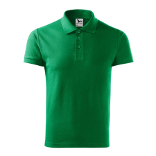 ADLER Férfi galléros póló Cotton - Középzöld - XXXL férfi póló