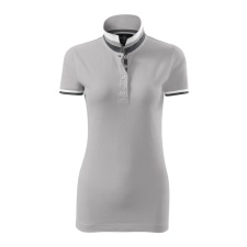 Adler (MALFINI) Női galléros póló Collar Up - Ezüstszürke | XS női póló