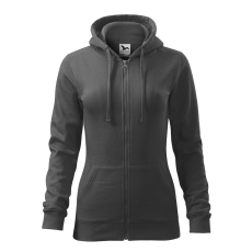 ADLER Női felső Trendy Zipper - Acélszürke - M