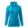 ADLER Női felső Trendy Zipper - Türkiz - M