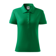 ADLER Női galléros póló Cotton - Középzöld - XS