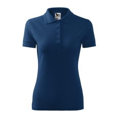ADLER Női galléros póló Pique Polo - Éjféli kék - XL