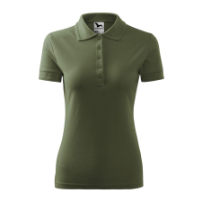 ADLER Női galléros póló Pique Polo - Khaki - XXL női póló