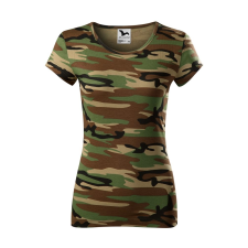 ADLER Női póló Camo Pure - Terepszínű barna - XS női póló