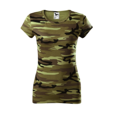 ADLER Női póló Camo Pure - Terepszínű zöld - XXL