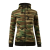ADLER Női pulóver Camo Zipper - Terepszínű barna - S