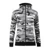 ADLER Női pulóver Camo Zipper - Terepszínű szürke - M