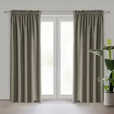  Adley sötétítő függöny Sötét bézs 135x270 cm lakástextília