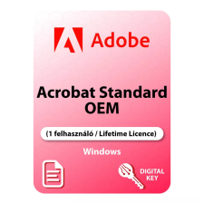 Adobe Acrobat Standard 2020 (1 felhasználó / Lifetime) (OEM) (Elektronikus licenc) irodai és számlázóprogram