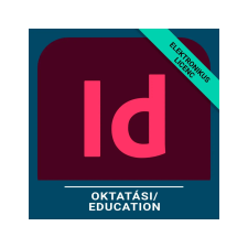 Adobe InDesign for teams - Oktatási, Többnyelvű, Új előfizetés, 12 hónap multimédiás program