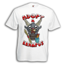 Adopt a Krampus - Karácsonyi Férfi Póló férfi póló