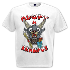  Adopt a Krampus - Karácsonyi Férfi Póló férfi póló