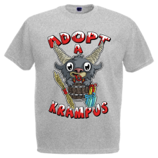  Adopt a Krampus - Karácsonyi Férfi Póló férfi póló