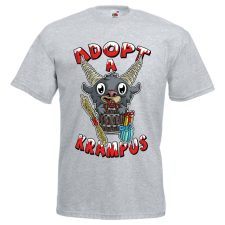 Adopt a Krampus - Karácsonyi Férfi Póló férfi póló