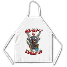  Adopt Krampus - Karácsonyi Konyhai Kötény lakástextília