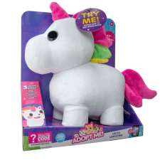 Adopt Me neon világító unikornis plüss 30 cm plüssfigura