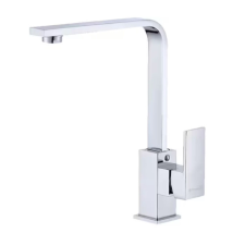 Adsinio Konyhai mosogató csaptelep, Adsinio, magas csaptelep, forgó, egykaros, Ezüst csaptelep