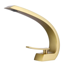 Adsinio Mosócsaptelep, Adsinio, Réztest, Kerámiapatron, Arany kivitel, Ívelt forma, Vízlevegőztető, Arany csaptelep