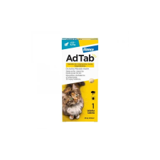 AdTab 48mg rágótabletta macskák részére (>2-8 kg) élősködő elleni készítmény kutyáknak
