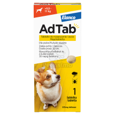  AdTab™ rágótabletta kutyák részére 1 db / 5,5-11 kg közötti testsúly esetén élősködő elleni készítmény kutyáknak