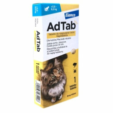 AdTab Rágótabletta Macskák Részére 2-8kg 1db élősködő elleni készítmény kutyáknak